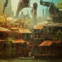 iPad Art Course: "Boat Trouble"